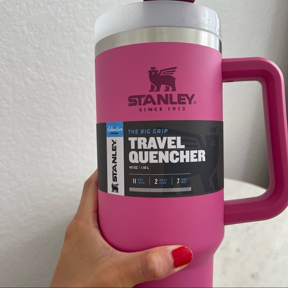 LAST ONE Brand new Stanley Travel quencher 40oz in new release in azalea 💕 - Picture 3 of 9